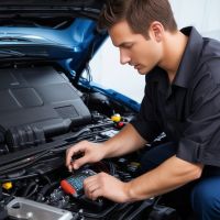 Professional portrait of certified automotive technician Maria Rodriguez specializing in electrical diagnostics