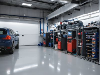 Transmission diagnostic process with professional automotive tools and equipment