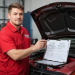 Professional headshot of satisfied customer Sarah Martinez with engine diagnosis experience